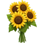 Sunflower bouquet  sticker