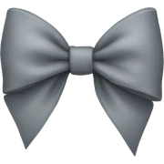 Gray bow  sticker