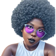 beautiful girl with sunglasses sticker