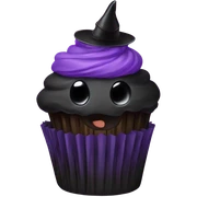 Goth cupcake  sticker
