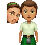 Wearing a Green Kilt sticker