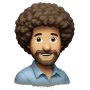 Bob ross sticker