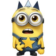 minion star sticker
