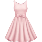formal pastel pink dress sticker