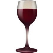 Wine red sticker