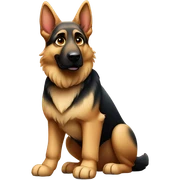 German Shepherd sticker