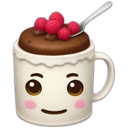 Mug cake sticker