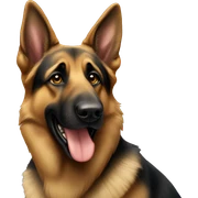 German shepherd sticker