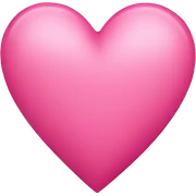 Pink heart sticker