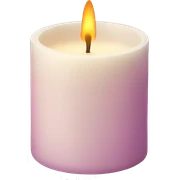 aesthetic candle sticker