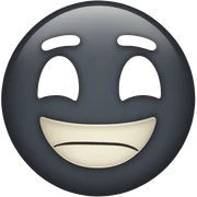 Retro smiley face sticker