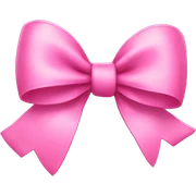 Pink bows sticker