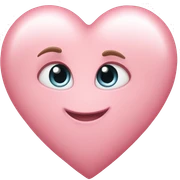 BABY PINK HEART sticker