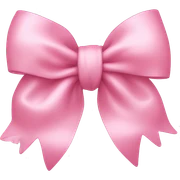 Baby pink bow  sticker