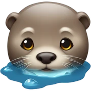 Otter  sticker