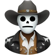 Ghost cowboy  sticker