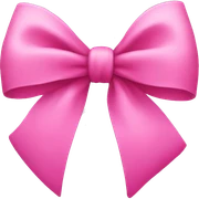 Pink bow sticker