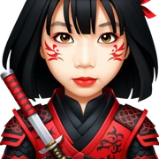 Daring Samurai sticker