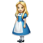 Alice in wonderland sticker
