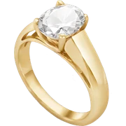 Oval cut diamond ring gold  sticker