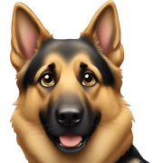 German shepherd  sticker