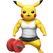 pikachu weights sticker