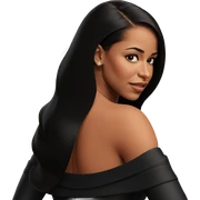 looking back at elegance sticker