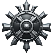 A German empire military symbol sticker