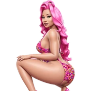 colorful beauty in high heels sticker