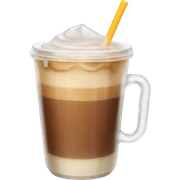 Iced coffee sticker