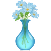 Vase of water sticker