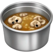Canned mushroom soup sticker