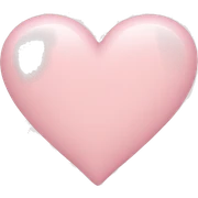 Pale pink heart sticker