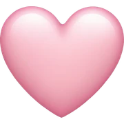 Light pink heart sticker