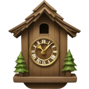 Cuckoo clock sticker