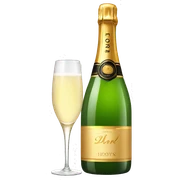 champagne sticker