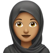 muslim woman sticker