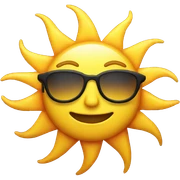 Sun sticker