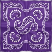 Paisley purple bandana
 sticker