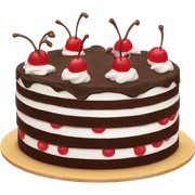 Black forest cake  sticker