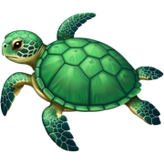 Sea turtle  sticker