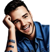 smiling boy in denim jacket sticker