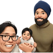 boys smiling together portrait sticker