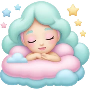 dream pastel color sticker