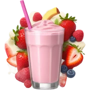 Pink smoothie sticker