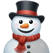 snowman sticker