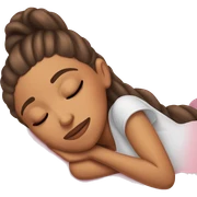 Ariana Grande sleeping sticker