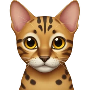 bengal cat  sticker