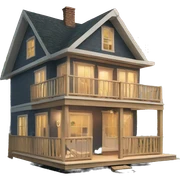 Build float home sticker