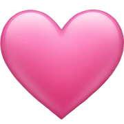 Pink heart sticker